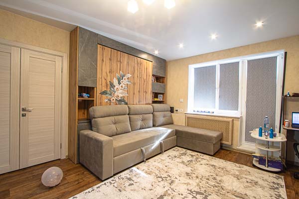 Двухспальная  шкаф кровать для матраца 160*200 см  с угловым диваном __ 210 000 руб