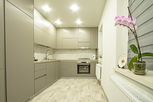 Кухонный гарнитур. Фасады AGT панель Soft Touch